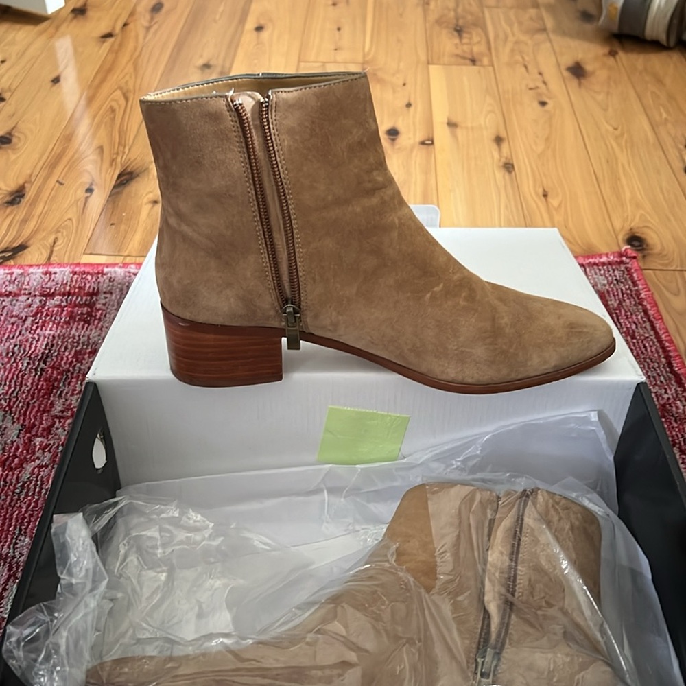 J. Crew Suede Walker boots, size 8